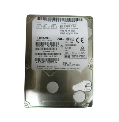 DK23CA-15 - Hitachi 15GB 4200RPM IDE/ATA 2.5" HDD