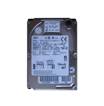 DYKA-22110 - IBM 2.1GB 4200RPM 2.5" IDE HDD