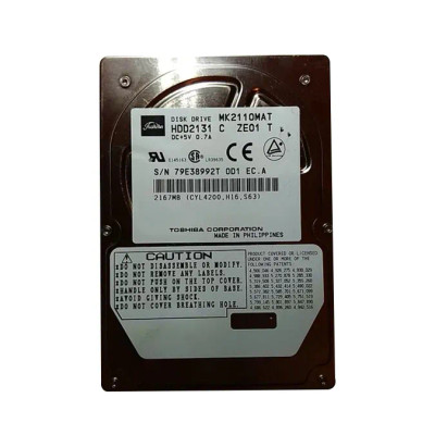 HDD2131 - TOSHIBA 2.1GB 4200RPM IDE 2.5" HDD