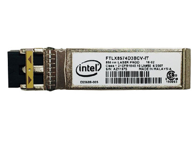FTLX8574D3BCV-IT - Intel 10Gbps 10GBase-SR 300m LC SFP+ Transceiver Module