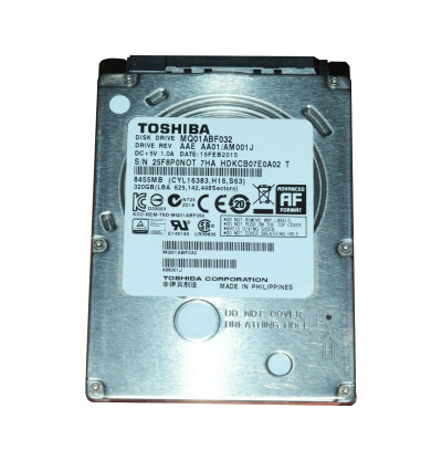 Toshiba 320GB 5400RPM SATA 6Gb/s 2.5 Hard Drive for HDKCB07E0A02 Servers