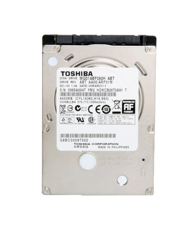 HDKCB26T0A91 - TOSHIBA 500GB 5400RPM SATA 6Gb/s 2.5" HDD