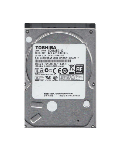 HDKGB13J1A01 - TOSHIBA 1TB 5400RPM SATA 8MB 2.5" HDD