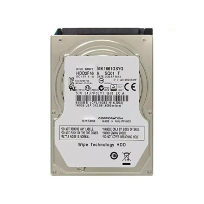 Toshiba 160GB 7200RPM SATA 3Gb/s 2.5 HDD for ProLiant DL360p Gen8 servers