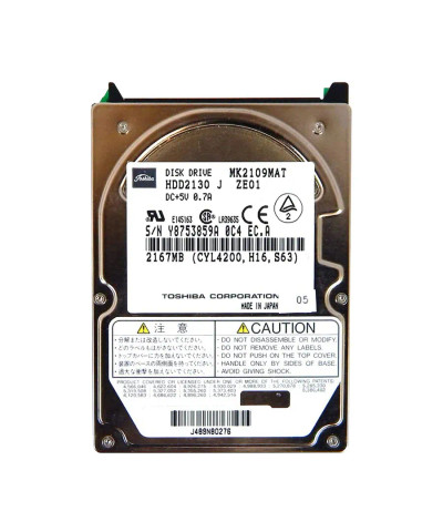 MK2109MAT - TOSHIBA 2.1GB 4200RPM IDE 2.5" HDD