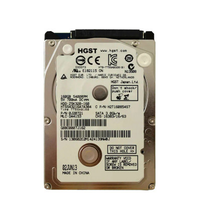 Hitachi Z5K320-160 160GB 5400RPM SATA 2.5 Hard Drive for laptops