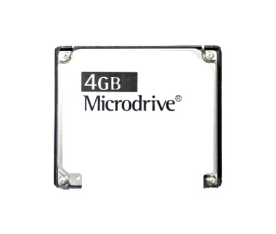 IBM MicroDrive 4GB 3600RPM CompactFlash Type II Mini Hard Drive for portable storage in digital camer