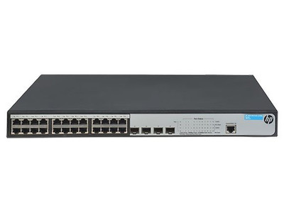 JG926A - HP 1920-24G-PoE+ 24 RJ-45 Auto-Negotiating 10/100/1000 Ports Managed 4SFP Desktop Rack Mountable Switch