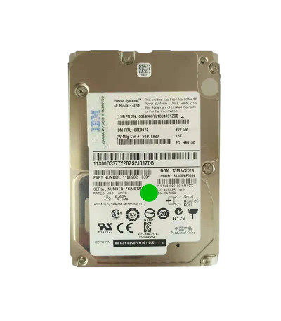 00E9972 - IBM 300GB 15000RPM SAS 6Gb/s 2.5" HDD