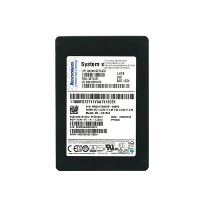 00YC474 - Lenovo 1.6TB SAS 12Gb/s 2.5" Hot-Swap SSD