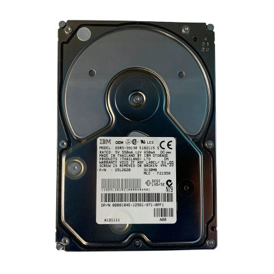 Dell 9.1GB 7200RPM UltrWide SCSI Hard Drive 80-Pin 3.5-inch - Compatible with servers - 08104E