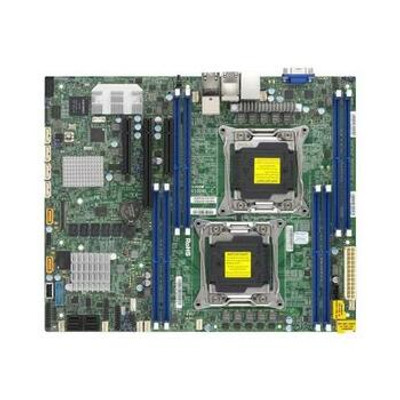 MBD-X10DRL-CT - SuperMicro X10DRL-CT Dual Socket R3 LGA 2011 Xeon E5-2600 v4 / v3 Intel C612 Chipset DDR4 8 x DIMM 6 x SATA 6Gbps 8 x SAS 12Gbps ATX Server