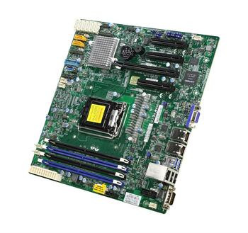 SuperMicro X11SSM-F Server Motherboard for Xeon E3-1200 v5/v6 CPUs, DDR4, Intel C236 Chipset, SATA 6Gbps, micro-ATX