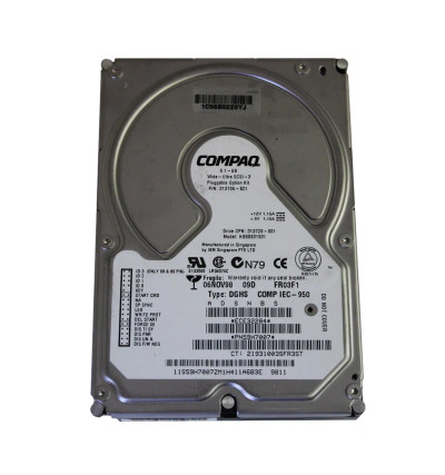 Compaq 9.1GB Ultra SCSI Hard Drive 313726-001 for Server Storage