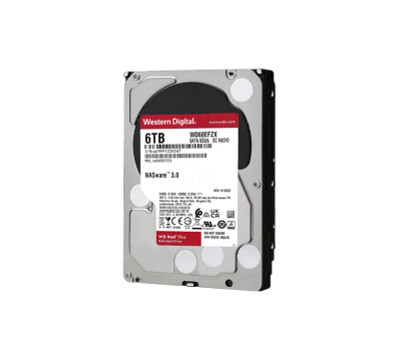 Western Digital Red Plus NAS 6TB 5640RPM SATA 6Gb/s 128MB Cache Internal Hard Drive - Compatible with NAS systems