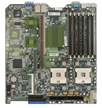 Supermicro X5DPR-IG2+ E-ATX Dual Xeon Server Board, Socket 604, 800MHz FSB, DDR2 SDRAM, 16GB Max, Server Motherboard