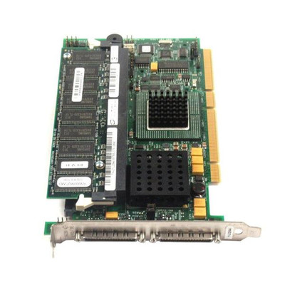 00X511 - Dell Dual Port Ultr320 SCSI PCI-Express RAID Controller for Precision Workstation 320