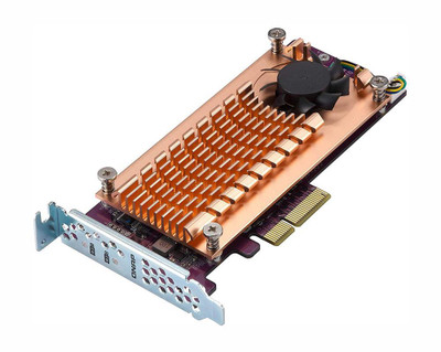 QNAP QM2-2P-384 Dual M.2 PCIE SSD Expansion Card for ProLiant DL360p Gen8 servers