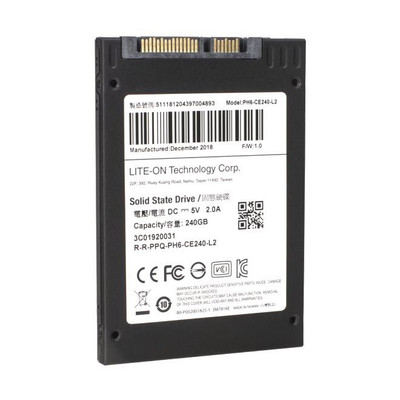 PH6-CE240 Lite-on MU 3 Series 240GB 2.5 inch SATA3 Solid State Drive (3D TLC)