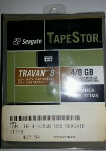 Seagate STTM8 Travan Data Cartridge 4GB/8GB for Backup Storage - Travan Data Cartridge - Compatible with Travan Devices Seagate STTM8 Travan Data Cartridge 4GB/8GB for Backup Storage - Travan Data Cartridge - Compatible with Travan Devices