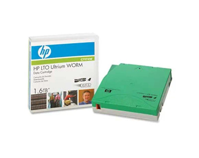 HP 1.6TB LTO-4 Ultrium WORM 20 Cartridge Pack - Custom Label, for data storage backup, compatible with HP servers