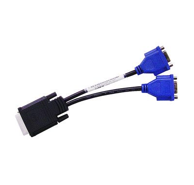 H9361 - Dell DMS-59 to Dual DVI-I Y-Splitter Cable