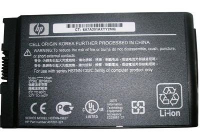 HSTNN-OB27 - HP 6-Cell 10.8V 5100mAh 58Wh Lithium-Ion Notebook Battery
