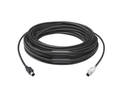 Logitech Group 15m Extended Cable for Video Conferencing - Compatible with Logitech Group Systems