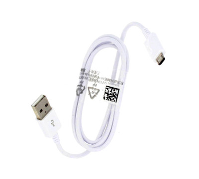 ECB-DU4AWE - Samsung USB Cable 39.4" (1m) USB A Micro-USB B White for Samsung Galaxy S6, S4, S3, S2, Note 2