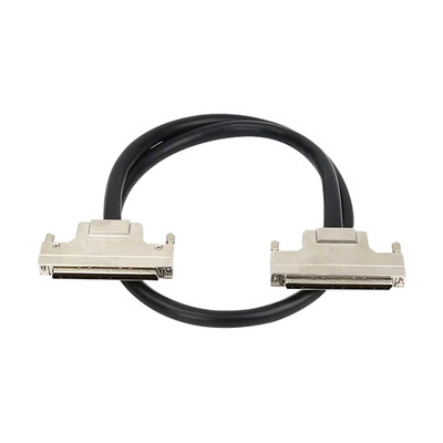 D6020A - HP Low Voltage Differential/Ultra2 Single-Ended SCSI Interface Cable 68 Pin Ultra High Density (M) to 68 Pin High Density (M) 2.5m (Has Thumbscrews on Both Ends)