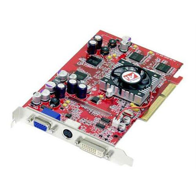 ATI Radeon 9600Pro 128MB DDR DVI/VGA/TV-out AGP 8x Video Card for Gaming - Compatible with ProLiant DL360p Gen8 Servers
