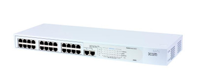 HP 2126-G 24-Port Unmanaged Switch for Desktop Rack-mounting, 2x 10/100/1000 Uplink Ports