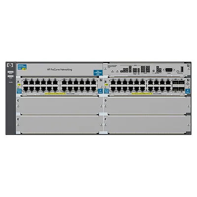 J9447A - HP 48-Port Gigabit PoE+ 8-Slot Modular Switch