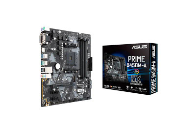 90MB0YR0-M0EAY0 - Asus PRIME B450M-A Socket AM4 AMD B450 Chipset Micro-ATX System Board Motherboard Supports Athlon/Ryzen 5000 Series DDR4 4x DIMM