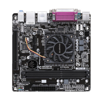 GA-E3800N - Gigabyte Technology AMD E2-3800 DDR3 2x SATA Mini-ITX Motherboard