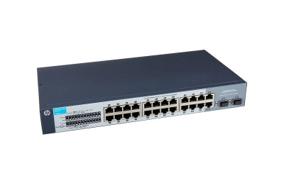 HP 1410-24G 24-Port Gigabit Ethernet Switch for Rack Mounting, RJ-45 1000Base-T, Unmanaged