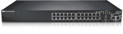 210-19768 - Dell 24-Port PoE 10/100 2x SFP Network Switch