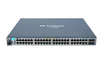 HP Procurve Switch 2910AL-48G-PoE 48-Port Rack-mountable Layer 3 Switch RJ-45 10/100/1000-T PoE Gigabit SFP - J9148A#ABB