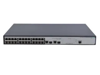 HP 1910-24-PoE+ 24-Port Fast Ethernet Switch, 2 SFP Ports, 2 1000Base-T Ports - Managed - Ideal for Network Connectivity