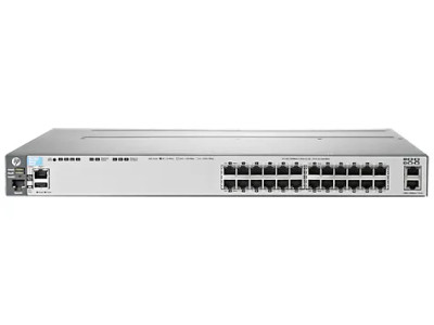 HP E3800-24G-2XG Layer 3 Switch, 24-Port 10/100/1000Base-T with 2x 10GBase-T, Stacking Module, for Networking Servers