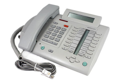 M3820 - Nortel BTS Light Grey Office Phone Telecom Handset