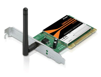 D-Link 108MBps 802.11g Wireless Lan Low Profile Pci Adapter for WDA-2320REPBR, compatible with low profile PCs