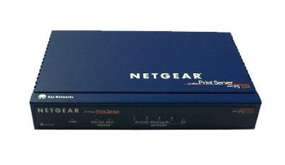 PS104 - NetGear 4-Port 10Base-T Ethernet Hub Print Server