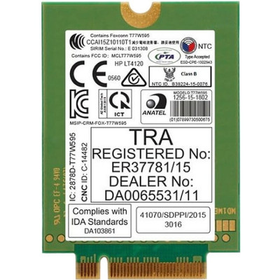 HP Lt4120 LTE HSPA+ EVDO with GPS Modem Card for ProLiant DL360p Gen8 servers.
