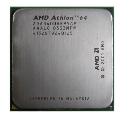 AMD Athlon 3400+ 2.20GHz Desktop Processor ADA3400AEP5AP Socket 754 - Compatible with desktop computers