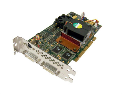 HP Fgl FireGL4 AGP 2xdvi Video Graphics Card ATI with 2 fans, compatible with ProLiant DL360p Gen8 servers