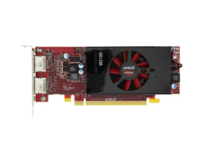 Dell AMD FirePro W2100 2GB GDDR3 2xHDMI Video Graphics Card for 2P8XT, ideal for high-resolution display tasks