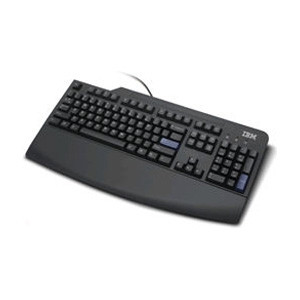 IBM Preferred Pro Full-Size PS/2 Keyboard in White French Canadian 445 - Compatible with IBM systems
