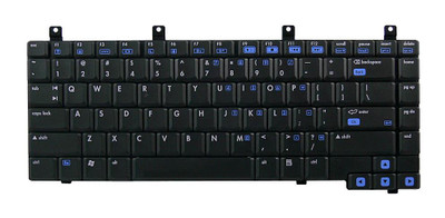 HP Pavilion US Keyboard with Ribbon Cable for 383495-001, compatible with HP laptops, black, standard layout HP Pavilion US Keyboard with Ribbon Cable for 383495-001, compatible with HP laptops, black, standard layout