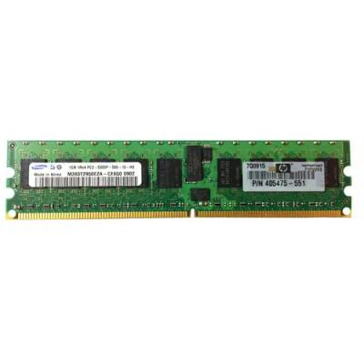 405475-551 - HP 1GB DDR2-667MHz PC2-5300 ECC Registered 240-Pin DIMM